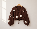 Meadow Bloom Tie-Front Sweater
