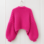 The Barbiecore Bloom Cardigan
