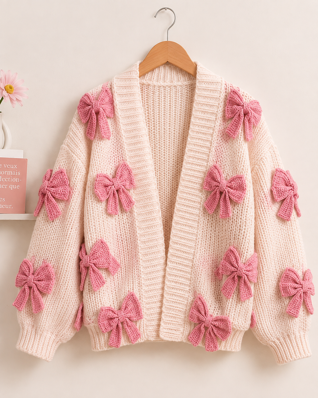 The Ribbon Bow Coquette Cardigan