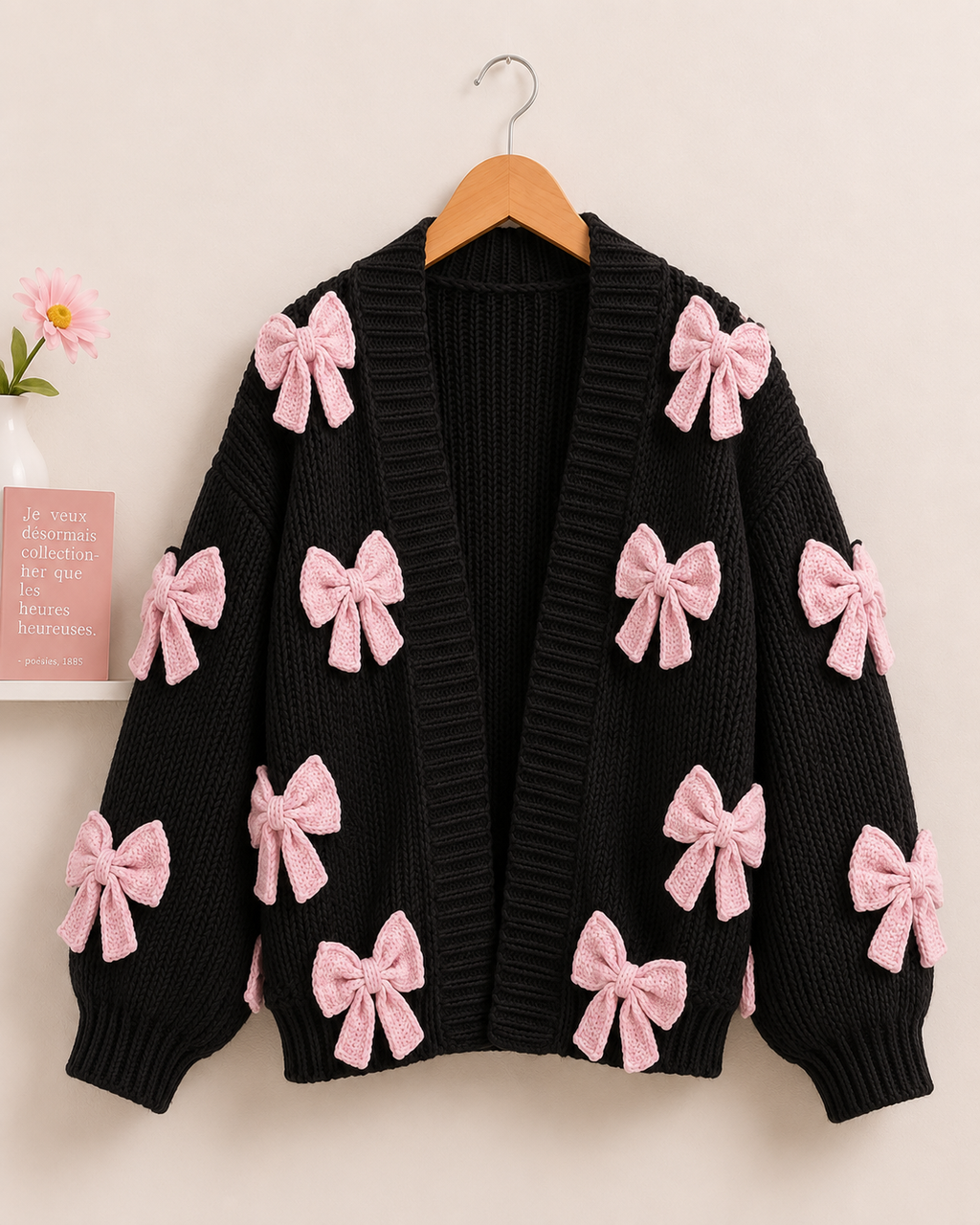 The Ribbon Bow Coquette Cardigan
