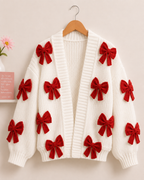 The Ribbon Bow Coquette Cardigan