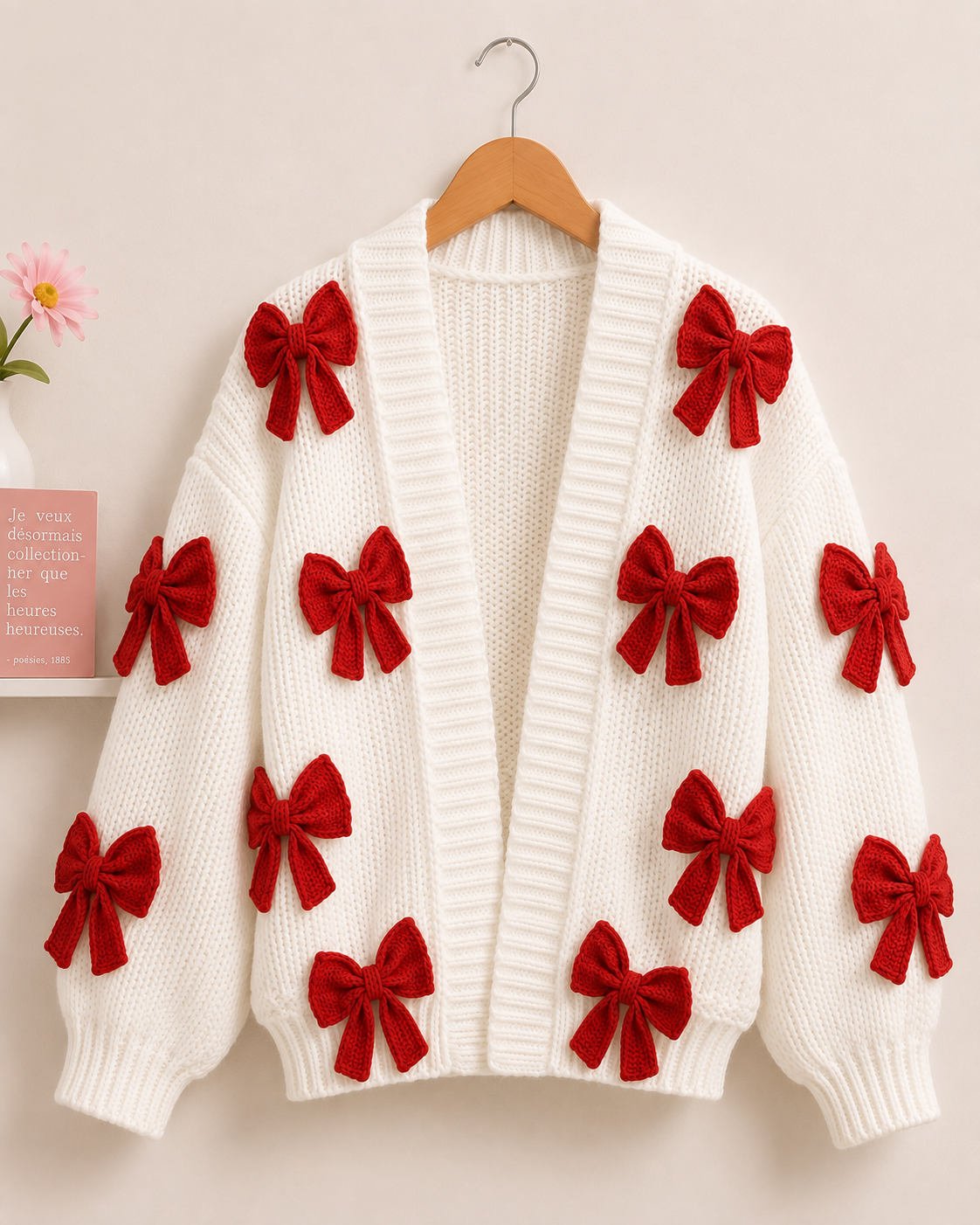 The Ribbon Bow Coquette Cardigan