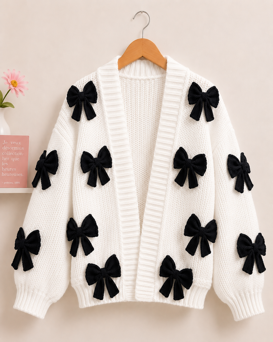 The Ribbon Bow Coquette Cardigan