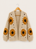Prairie Sunflower Granny Square Cardigan