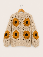 Prairie Sunflower Granny Square Cardigan