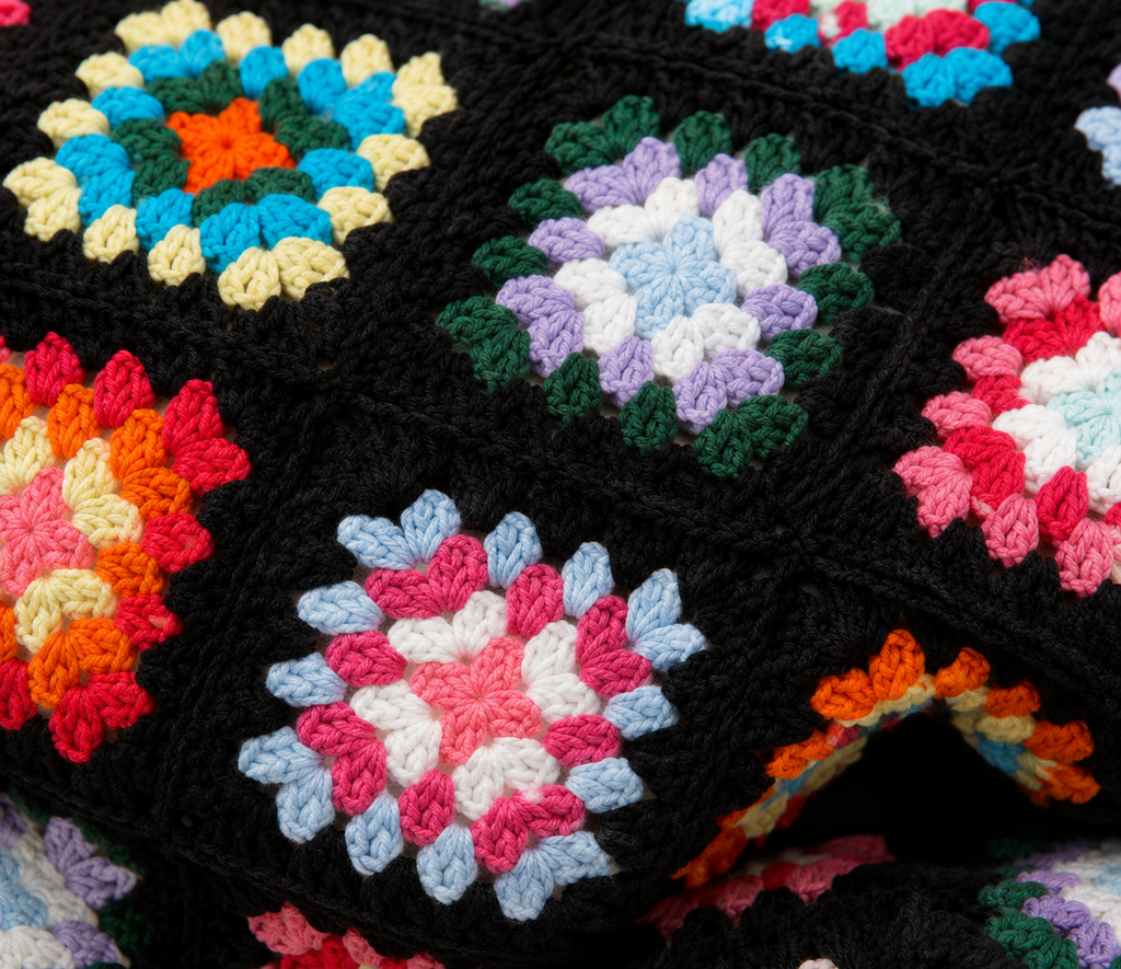 The Kaleidoscope Granny Square Pullover