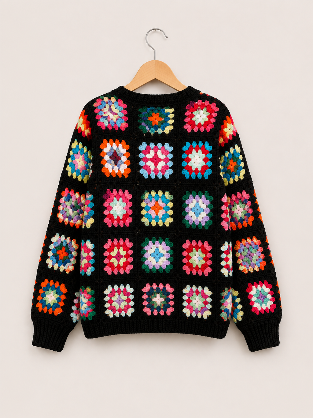 The Kaleidoscope Granny Square Pullover