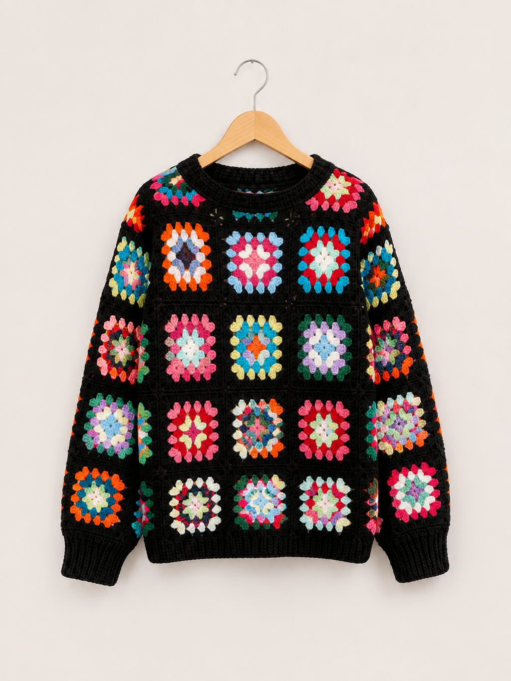 The Kaleidoscope Granny Square Pullover