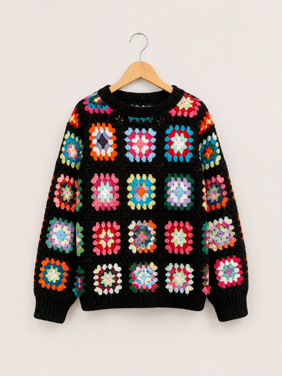 The Kaleidoscope Granny Square Pullover