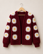The Daisy Patchwork Granny Square Cardigan
