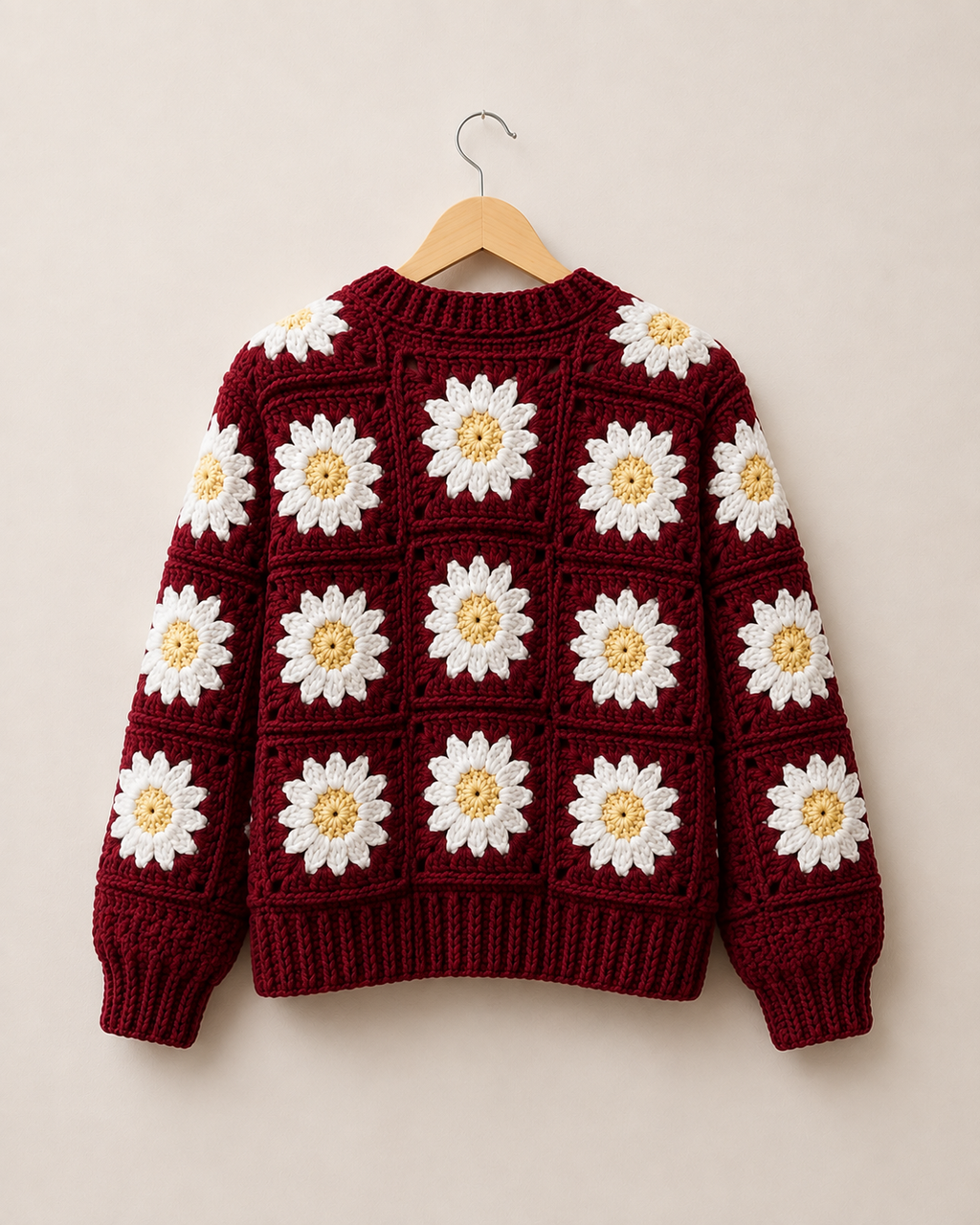 The Daisy Patchwork Granny Square Cardigan