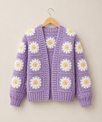 The Daisy Patchwork Granny Square Cardigan