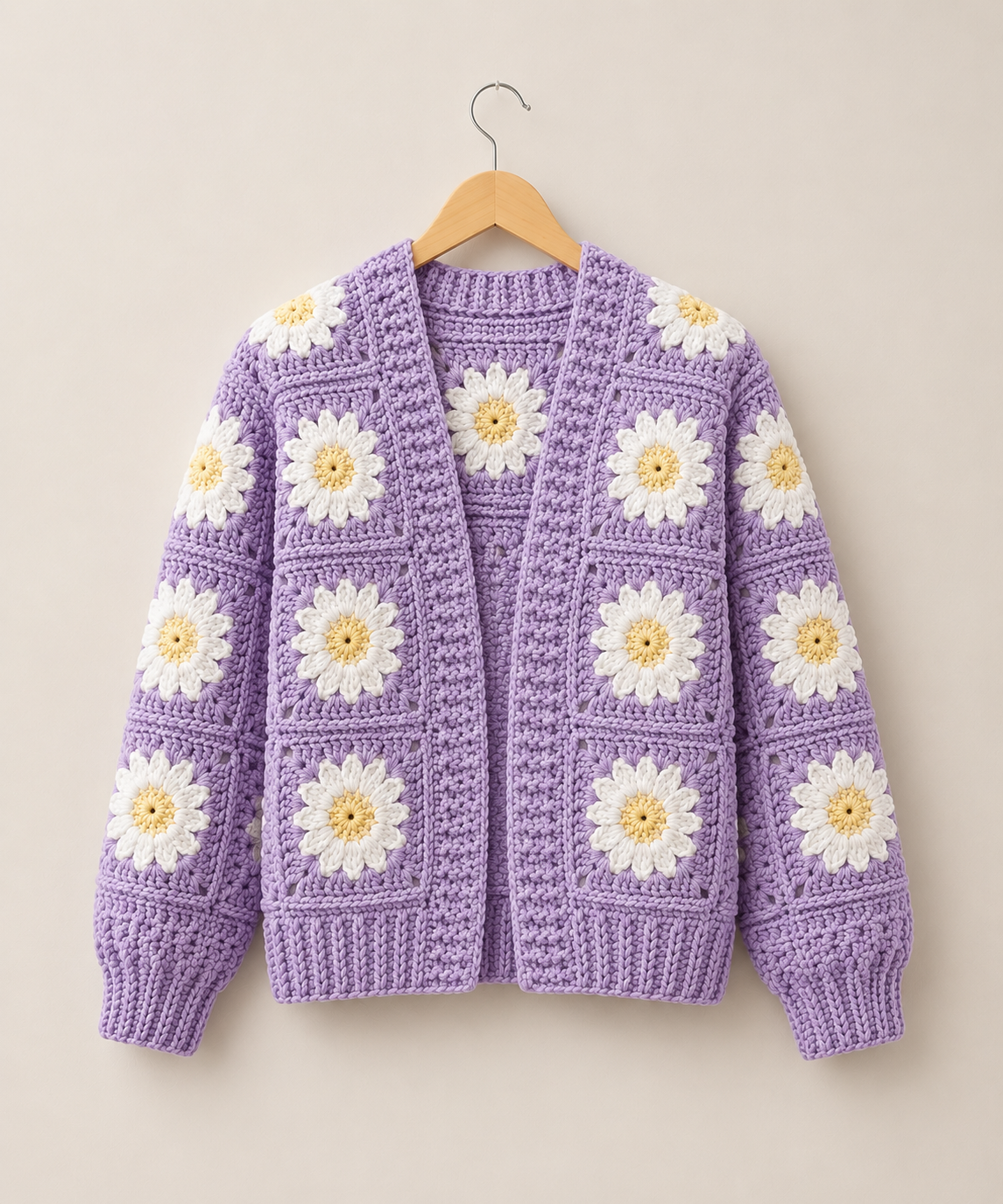 The Daisy Patchwork Granny Square Cardigan